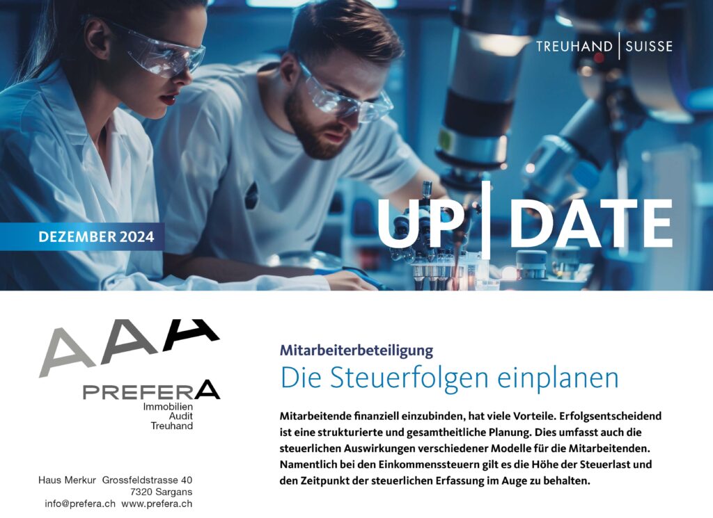 Update 03/2024 – Informationen aus dem Treuhandbereich